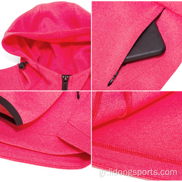 Κορυφαία πωλήσεις φερμουάρ πολυεστέρα με hoodies unisex
